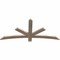 Ekena Millwork Alberta Smooth Timber Gable Bracket, Douglas Fir, 60"W x 27"H x 1 1/2"D x 3 1/2"F, 11/12 Pitch GBW060X27X0204ALB00SDF - alternate 3